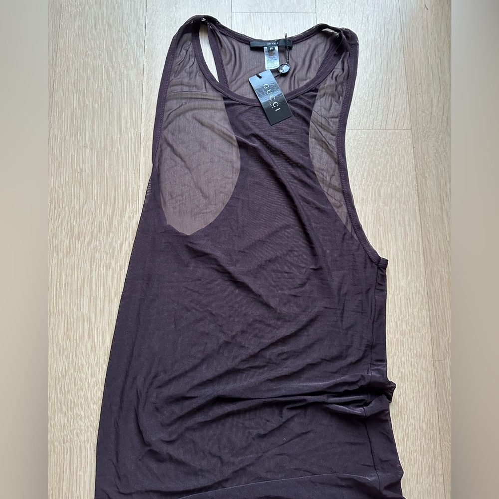 Gucci Tom ford era mini dress sheer